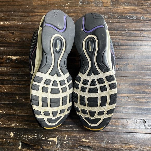 Nike Air Max 97 Black Multicolor Stitch CK0738-001 Women's Size 9.5 - Picture 6 of 7